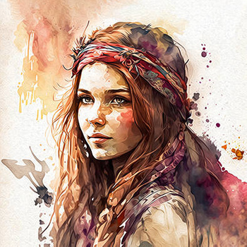Panel dziewczyna boho wl38