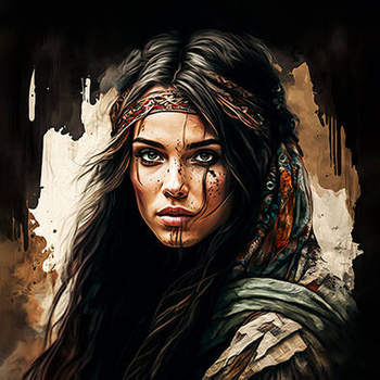 Panel kobieta boho wl66