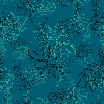 Panel sukulenty W922