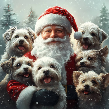 Panel święta, Mikołaj i psy