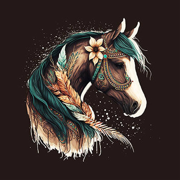 Panel koń boho wh13