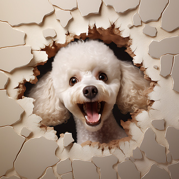 Panel pies Poodle wd164