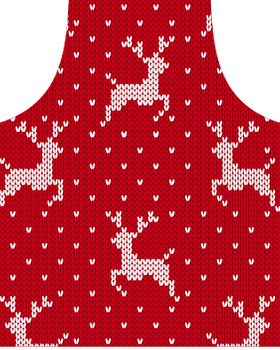 Panel na fartuszek święta norweski wzór