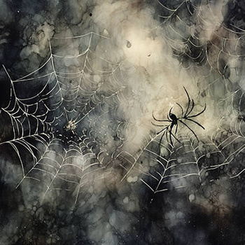 Panel pajęczyny i pająki