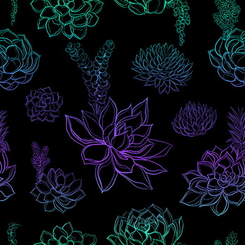 Panel sukulenty W923